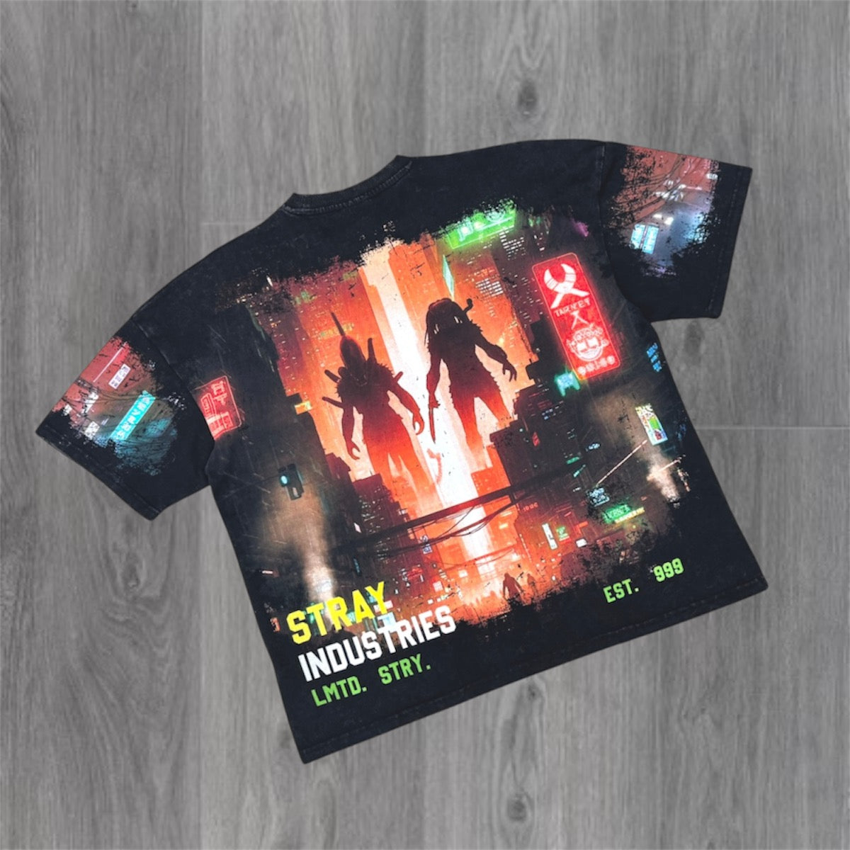 Stray - Robot Soldier T-shirt - Black 1752