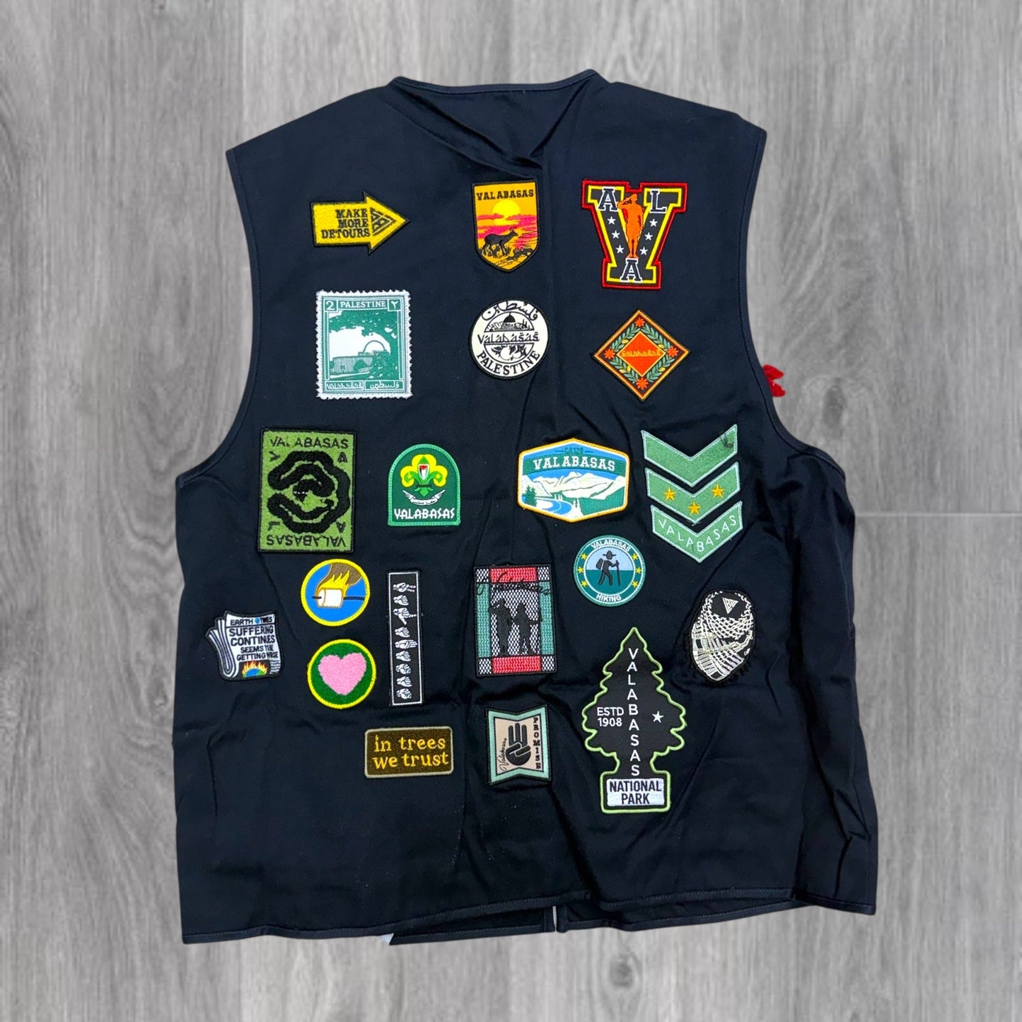 Valabasas - sum Patch Vest - Tan - 1002