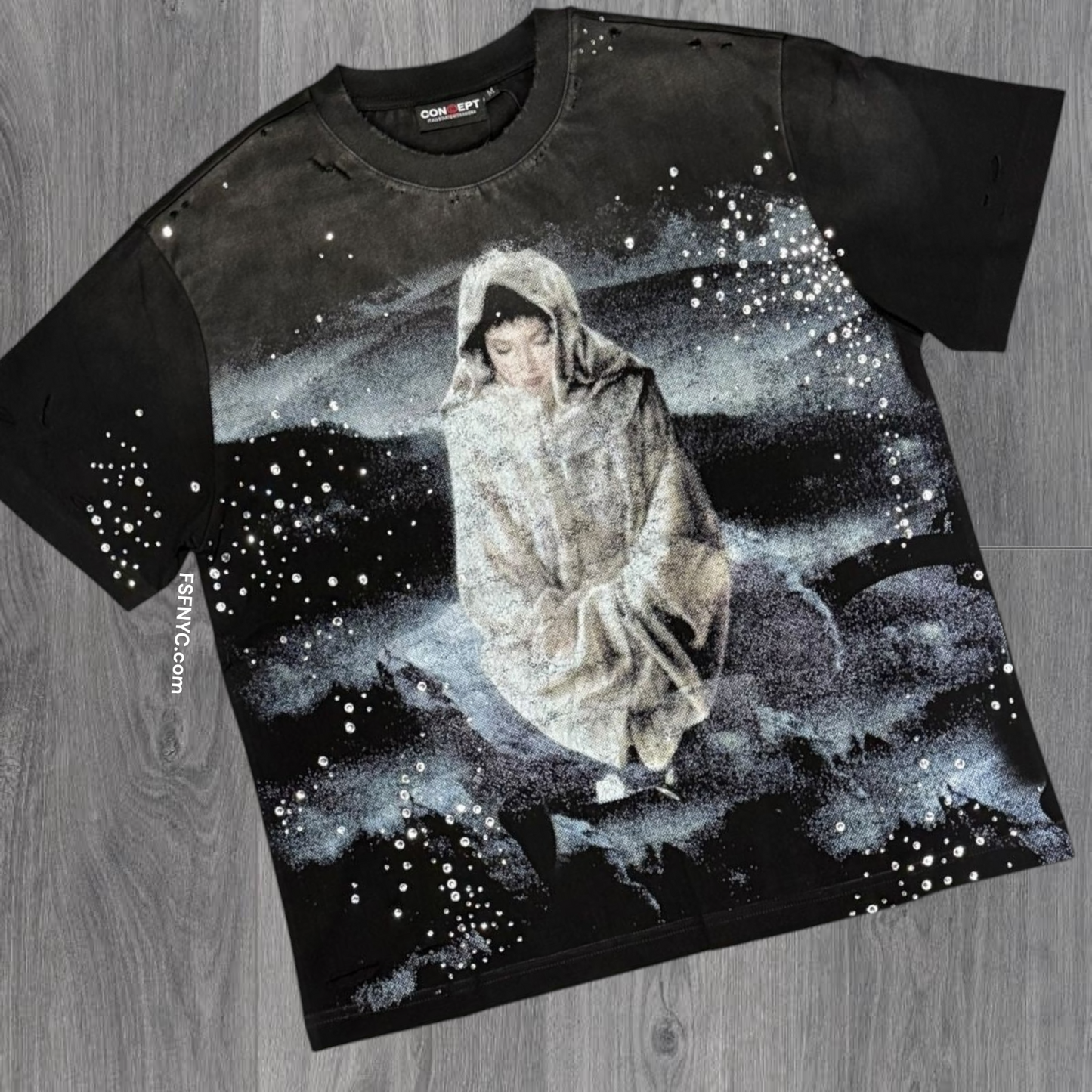 Con - Devine T-shirt - Black Wash - 11