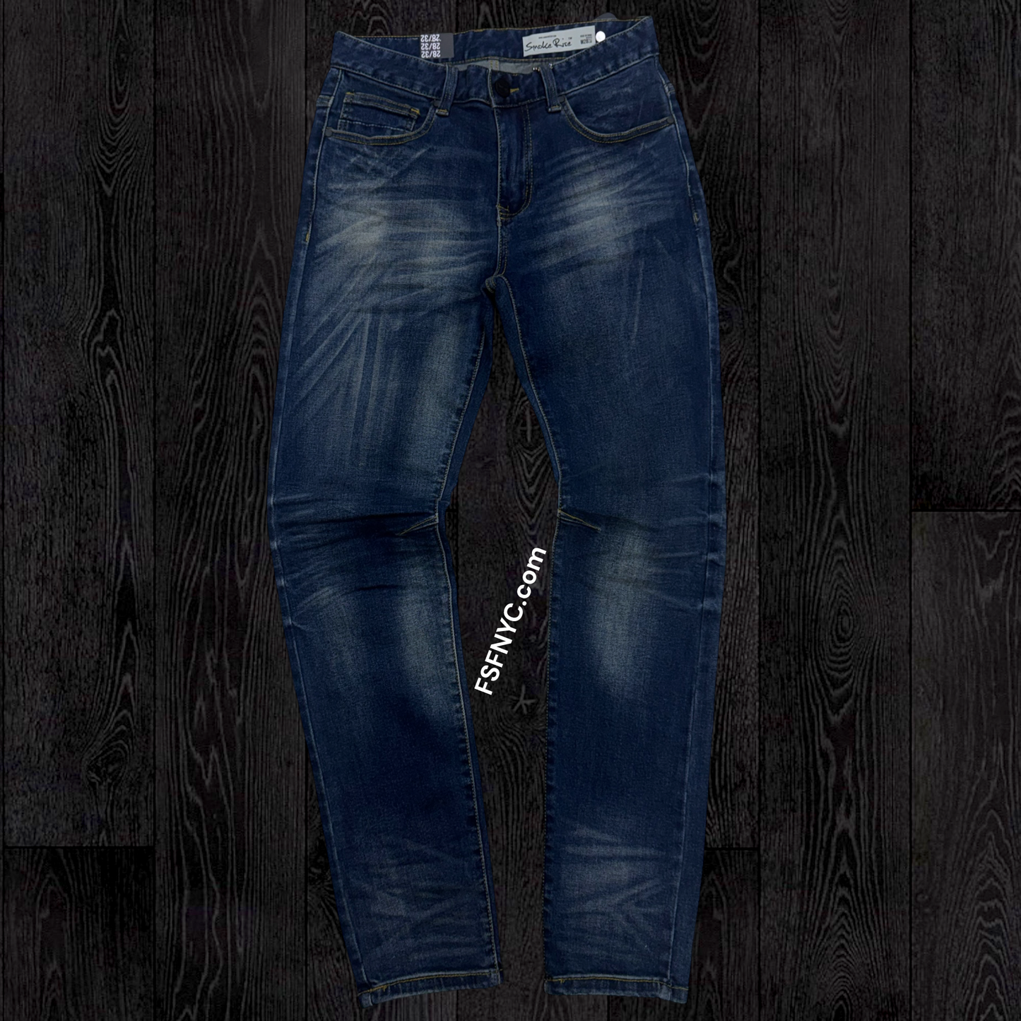 Rise - Essential Slim Fit Washed Jeans - Prestige Blue 102