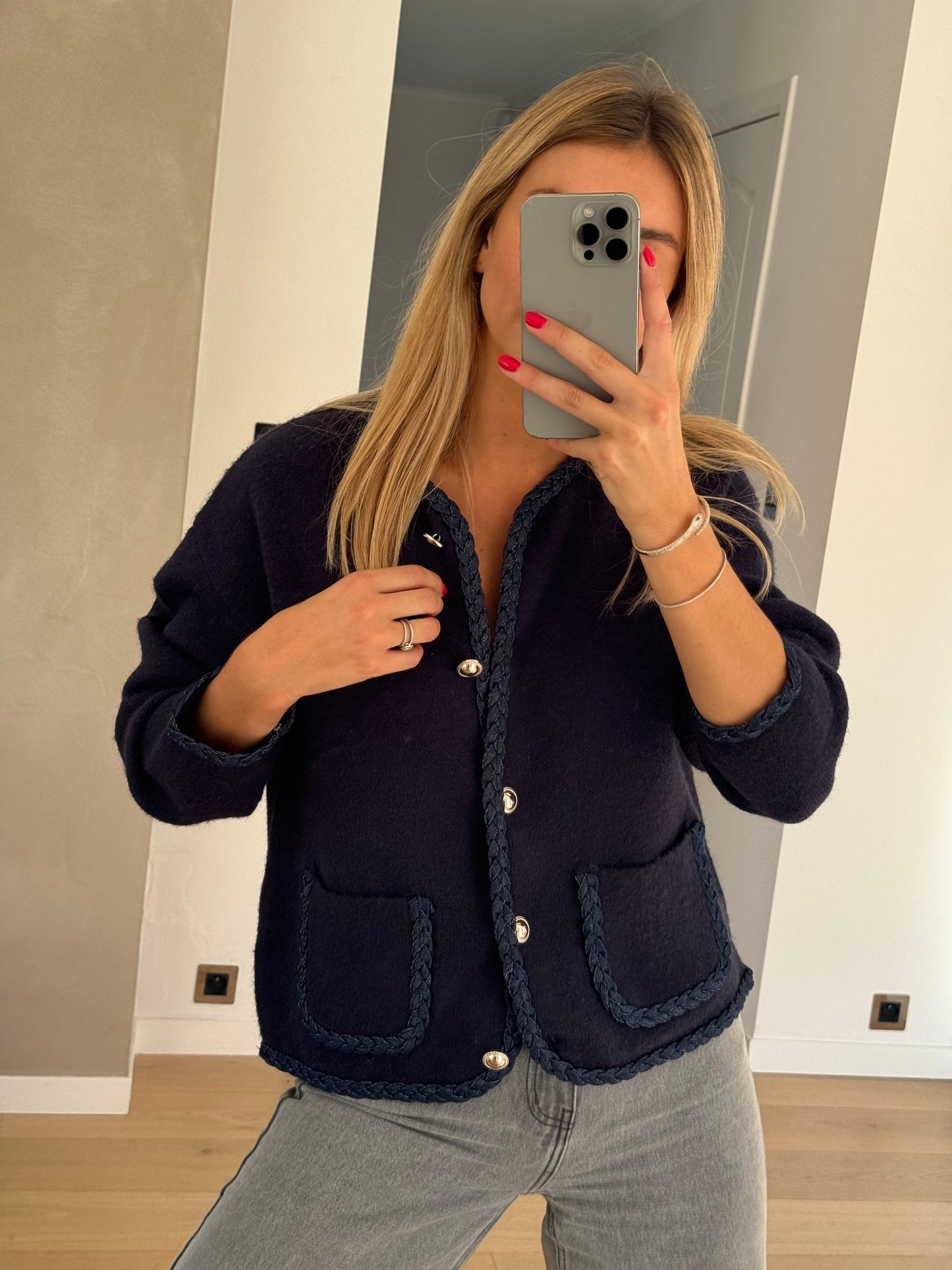 Blue Isadora Cardigan