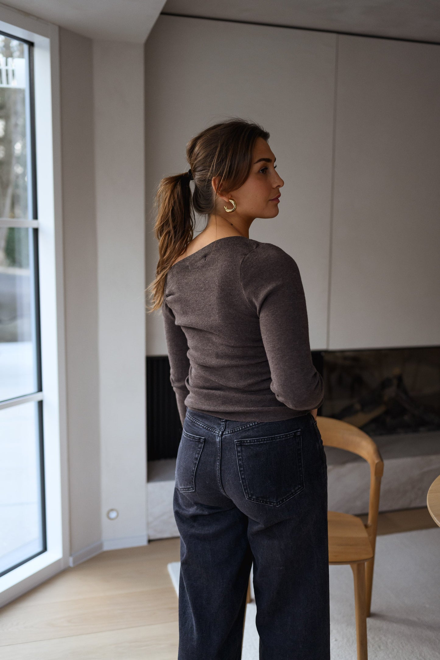 Brown Ambre Sweater