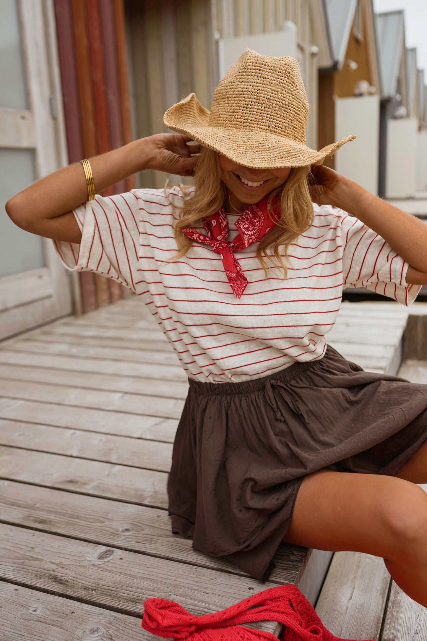 Chocolate Nady Skirt