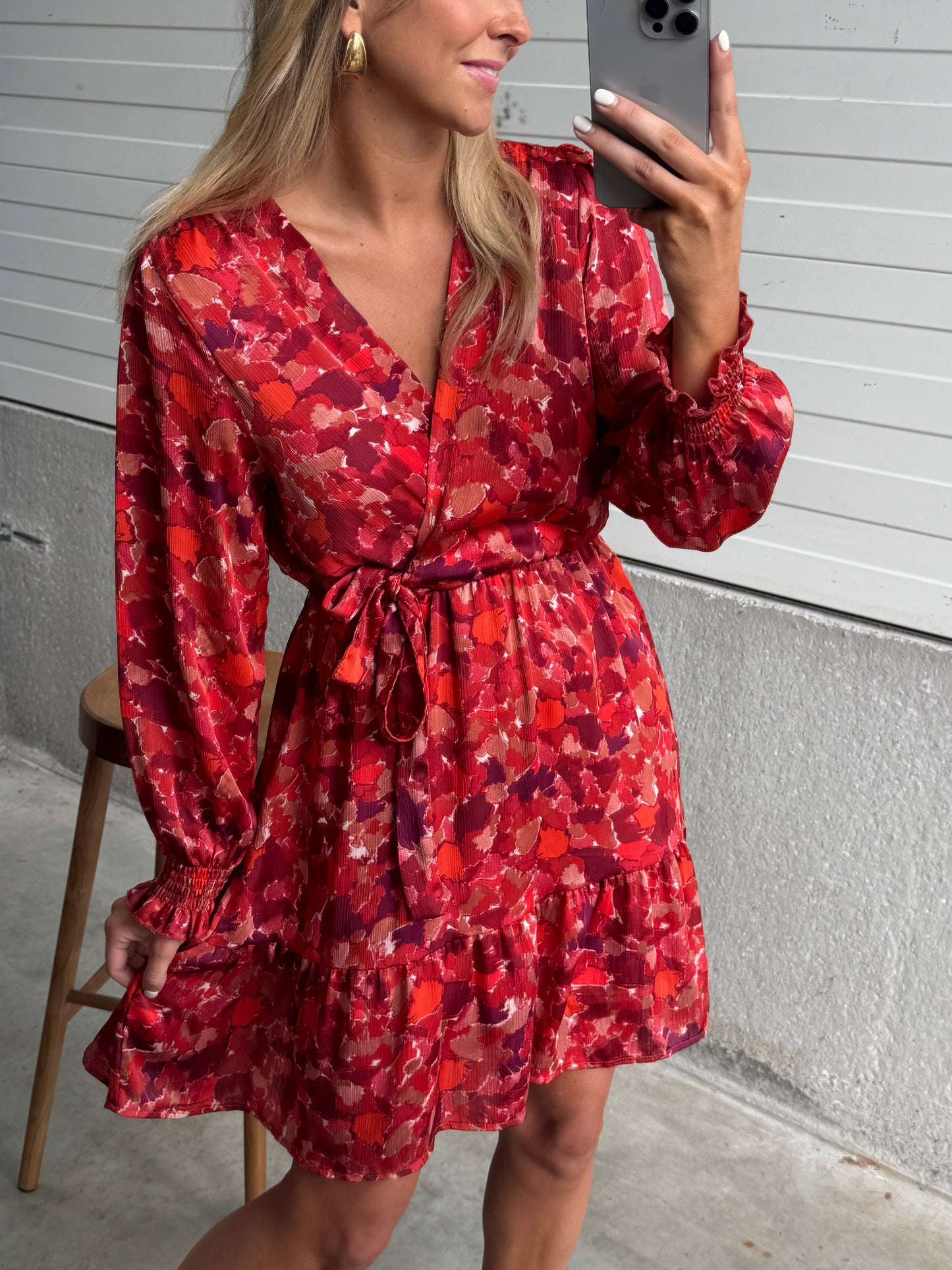 Red Basha Dress