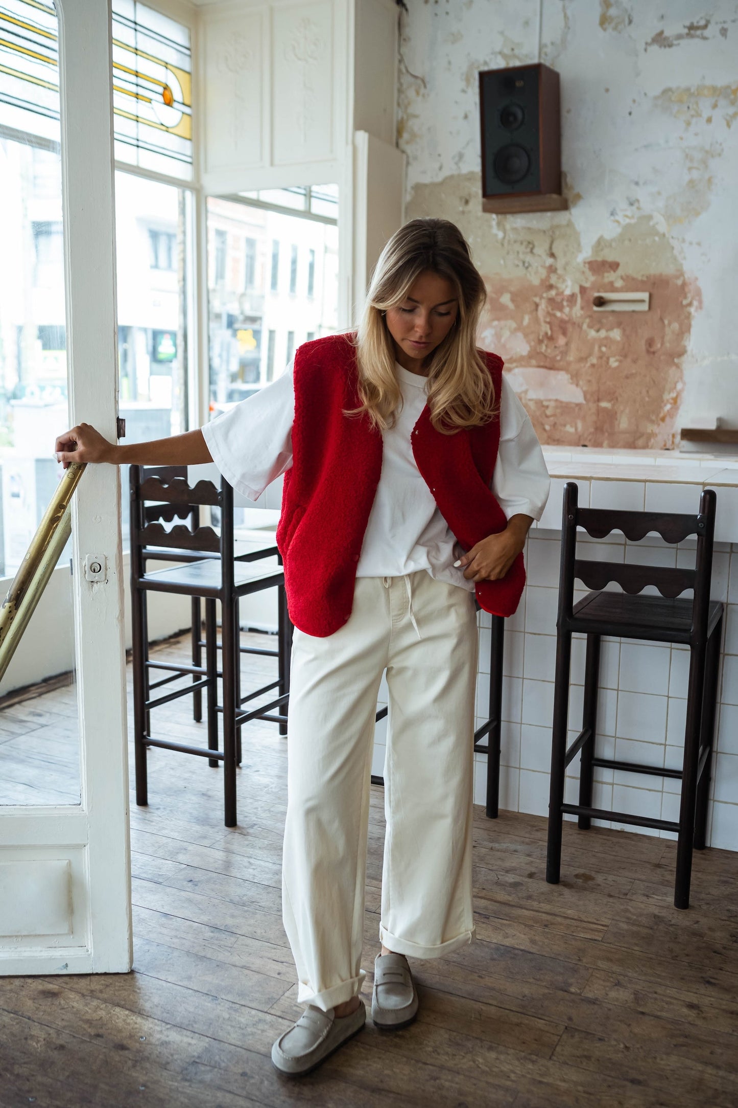Red Kara Vest