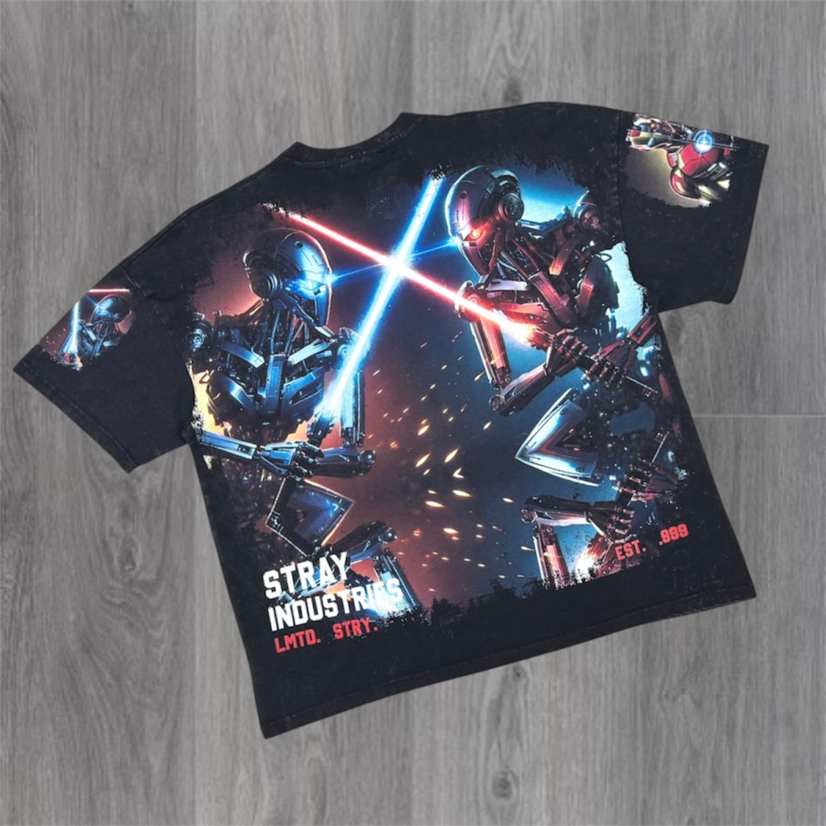 Stray - Ironman T-shirt - Black 1744