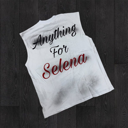 HDSN - Selena Sleeveless Tee - White 712