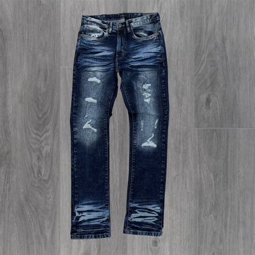 Cest Lavie - Ripped Denim - Dark Blue 1027