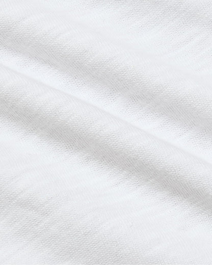 Womens Black & White Relaxed Slub V-Neck Tee 4-Pack
