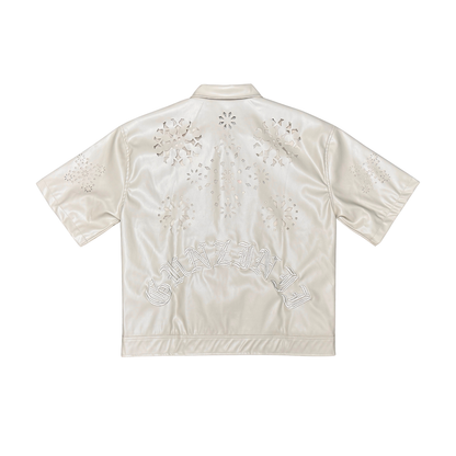 Gunzini - Stacked PU Leather Set - bone - Gz1047 gc1046