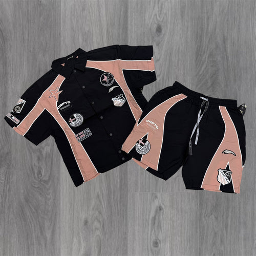 Crafted - WindBreaker Short Set - Black 577 578