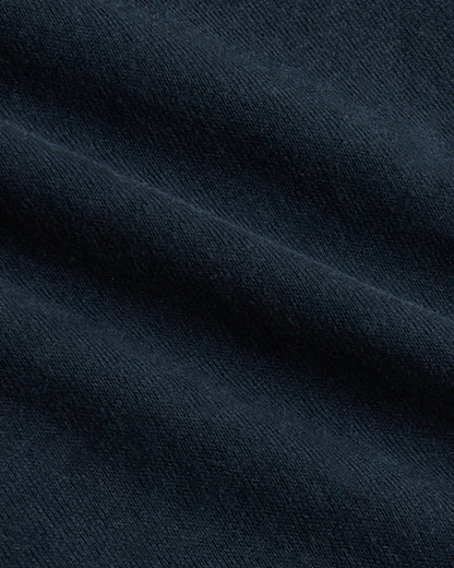 Boys' Navy Classic Curved Hem Crew Neck