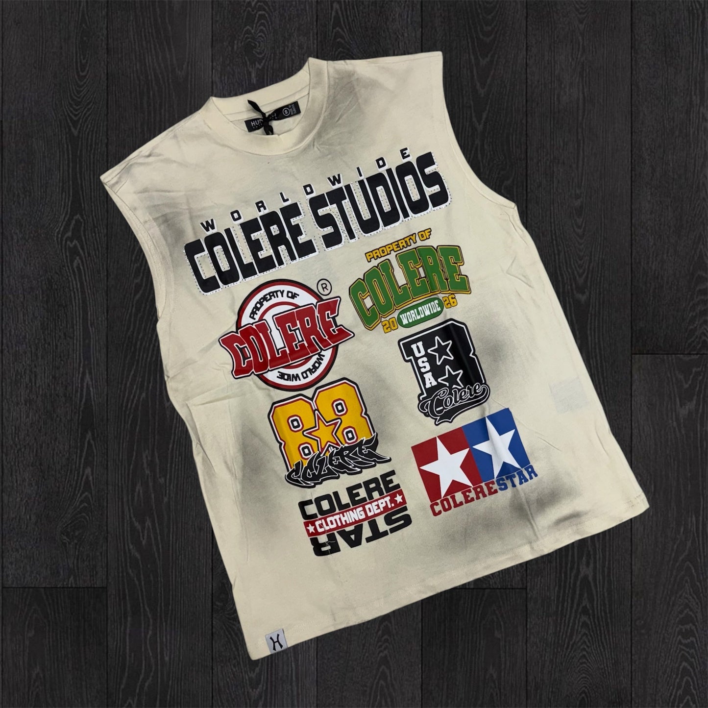HDSN - Colere Sleeveless Tee - Off White 707