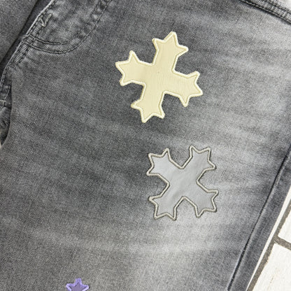 SYP - stacked Patch Denim - Smoked Grey 2344