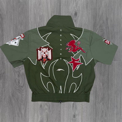 Crafted - WindBreaker Short Set - Army 575 576