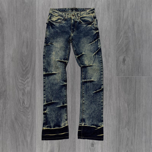 Cest Lavie - vintage Wash Denim - Emerald Blue 1037