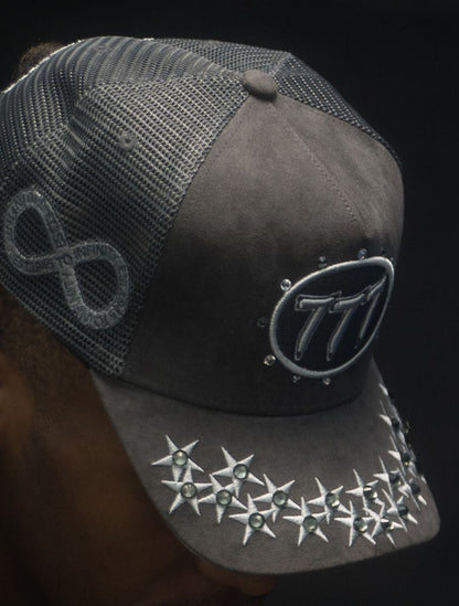 Hudson - “Stars” 777 Trucker hat - Grey V1