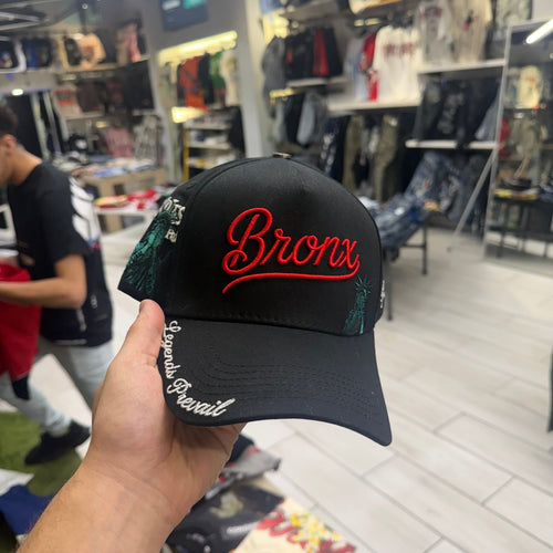 Prevail - LP Bronx Liberty Trucker Hat - Black/Red