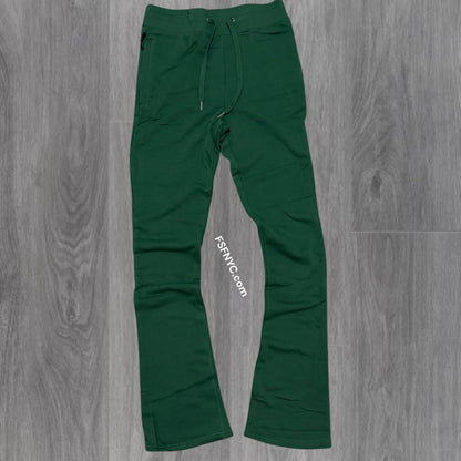 Narr - Sweat Pants Stacked - Hunter Green - P1030