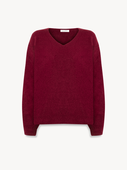 Burgundy Martina Sweater