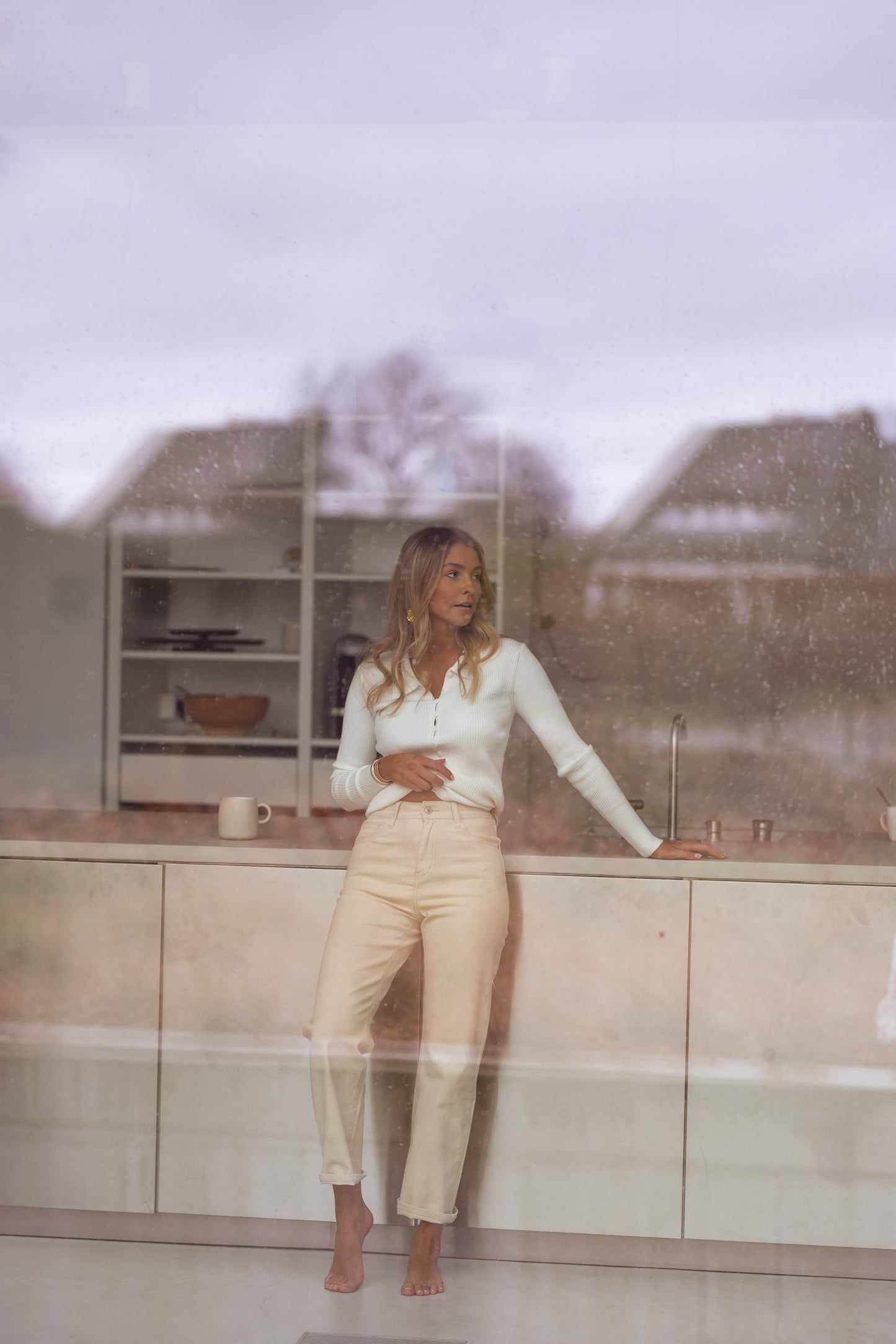 White Provo Sweater