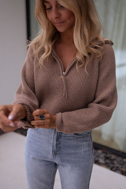 Taupe Eddy Sweater