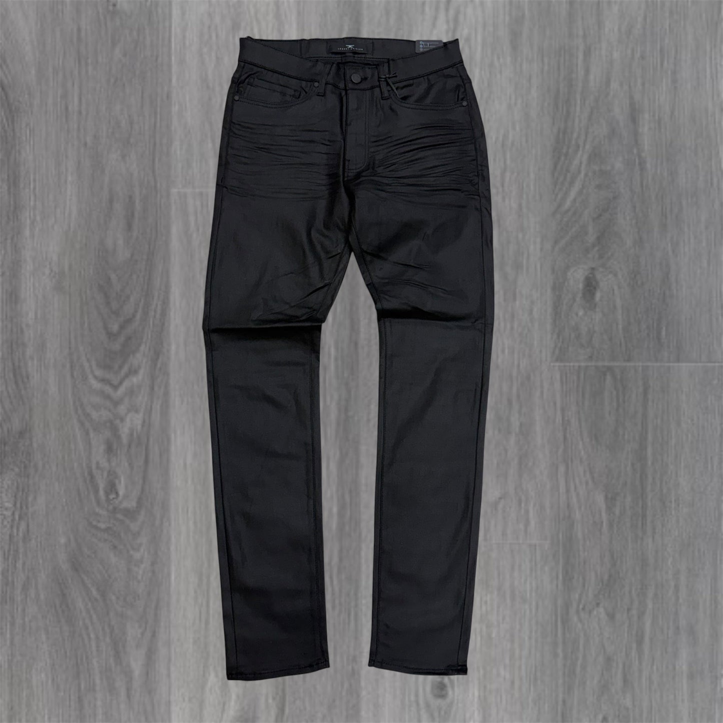 JC - Wax Denim Slim Jeans - Jet Black JS490