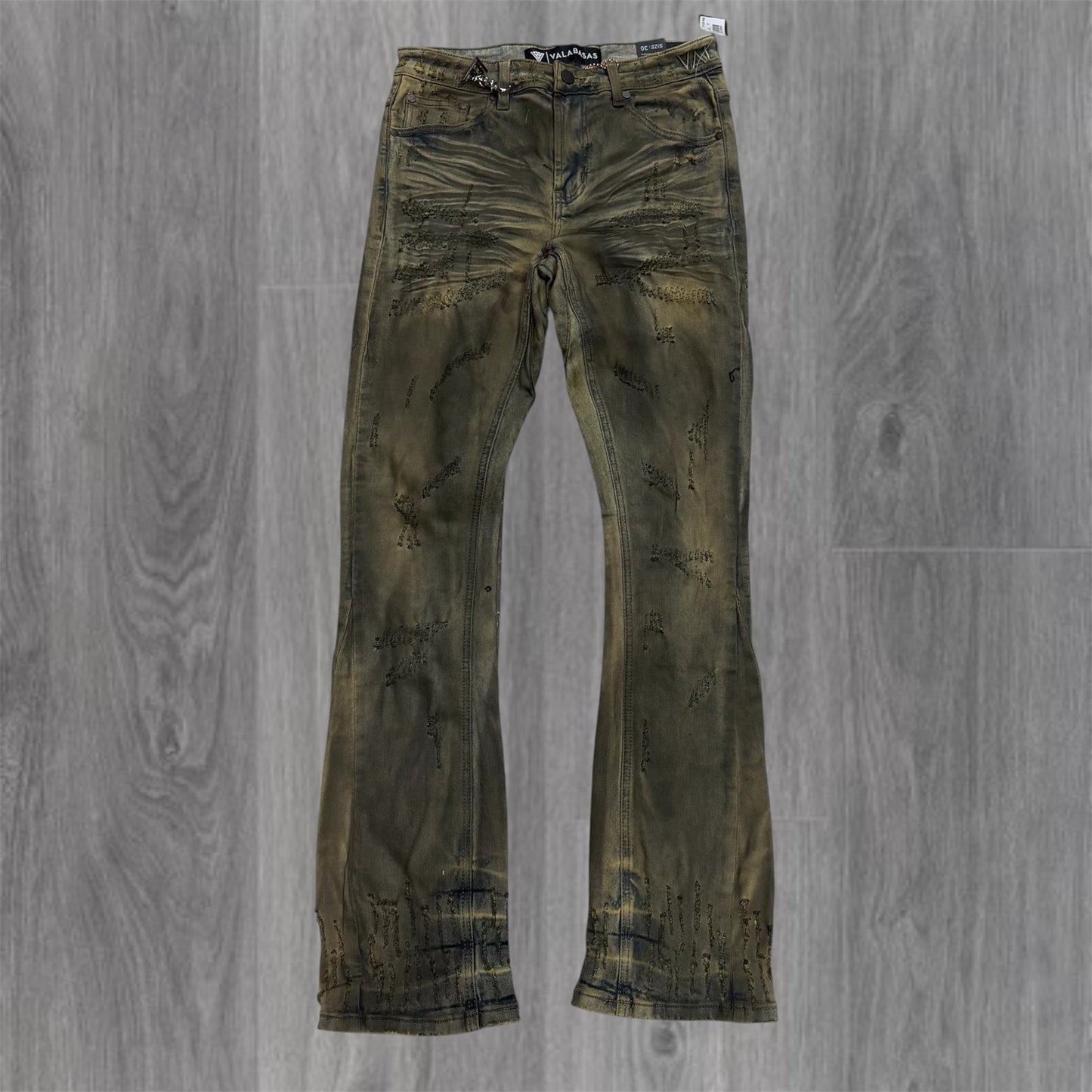 Valabasas - Wired Stacked Denim - Dirty Yellow - 1103