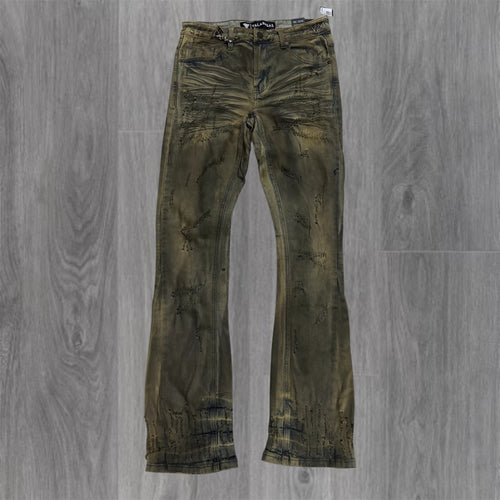 Valabasas - Wired Stacked Denim - Dirty Yellow - 1103