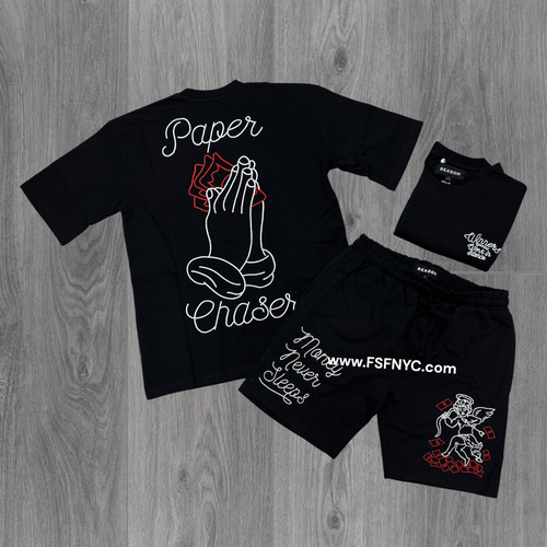Reason - Money Don’t Sleep Short Set - Black 712