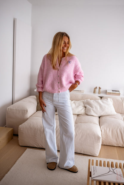 Pink Harris Cardigan