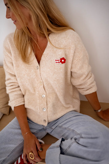 Beige Siony Cardigan