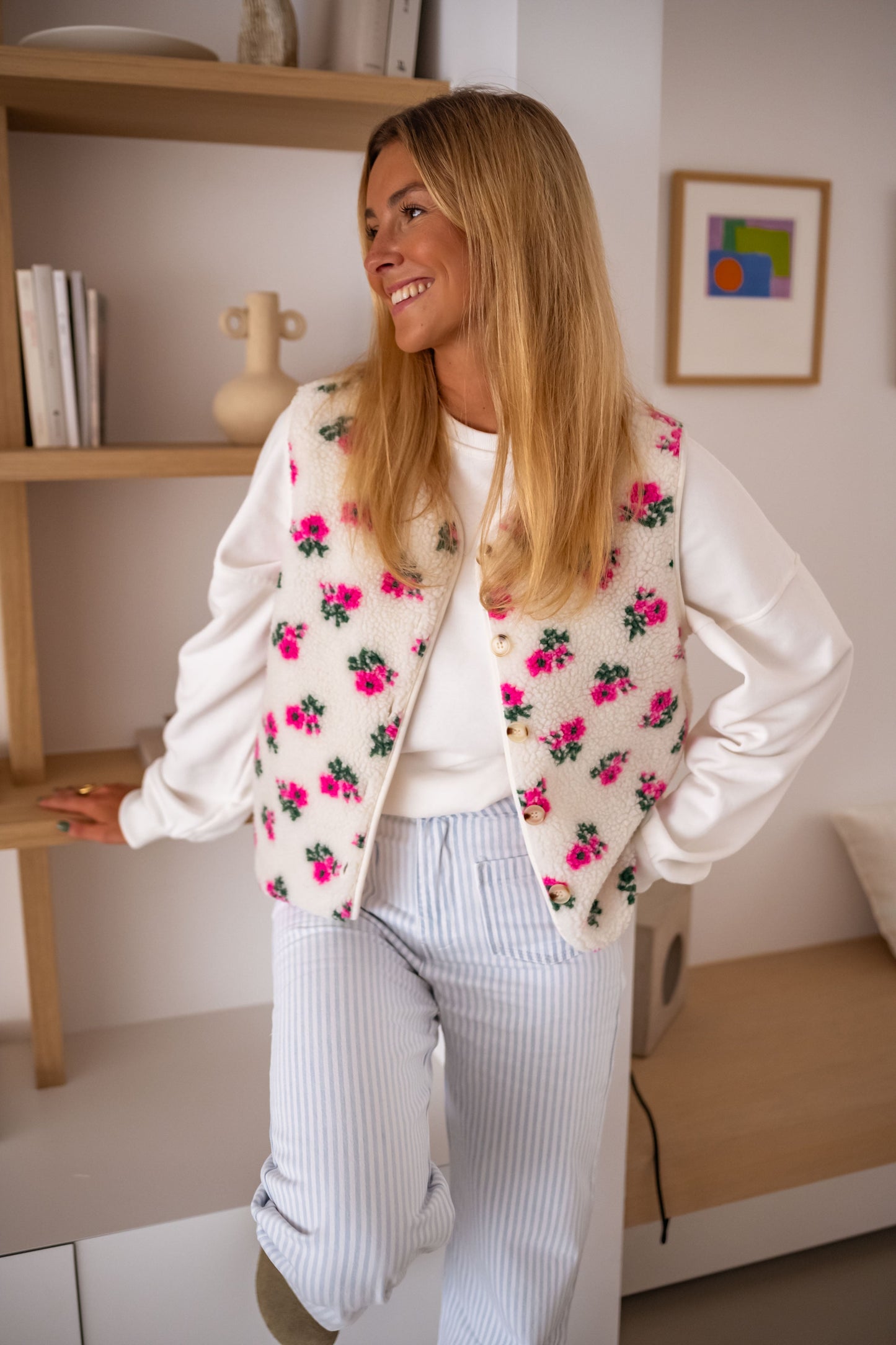 Floral Linda Vest