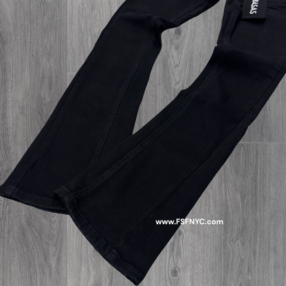 Valabasas - Mr Stacked Jeans - Jet Black - 1005