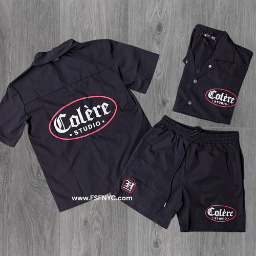 HDSN - Windbreaker Set - Black - 694