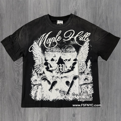 Space - Angel NYC T-shirt - Black - TS11