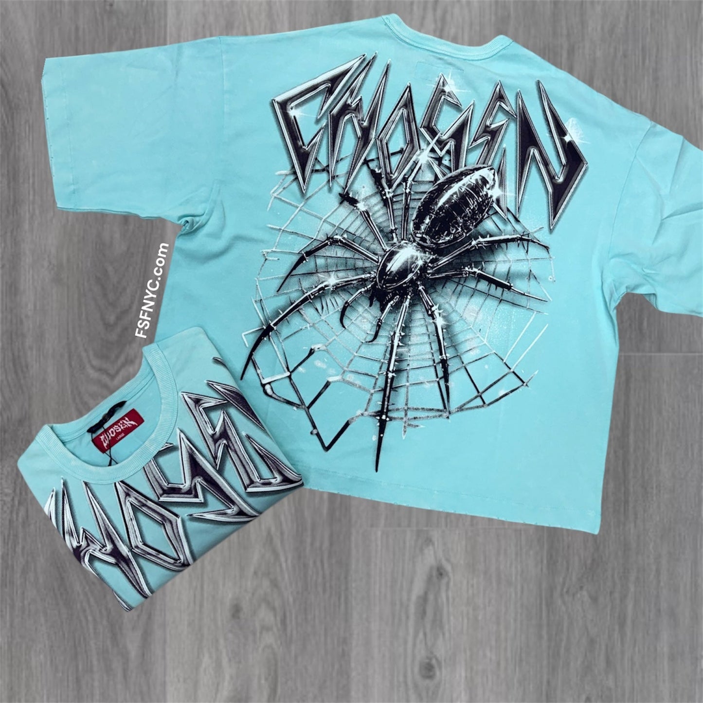 The Web T-shirt - Mint - 6114 z