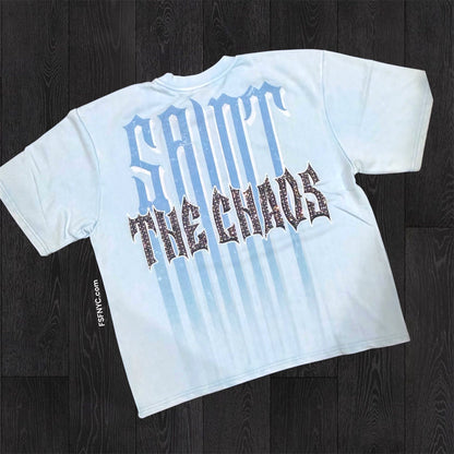 Withered Petals T-shirt - Lt Blue - 11132