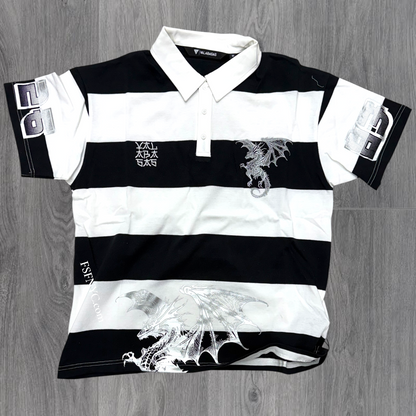Valabasas - Kaiju Tuski Polo - Blk/white - 1003