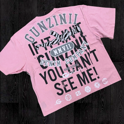Gunzinii - Brave T-shirt - Pink - 1078