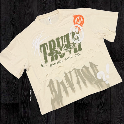 Rise - Splatter T-shirt - T. Dove - F558
