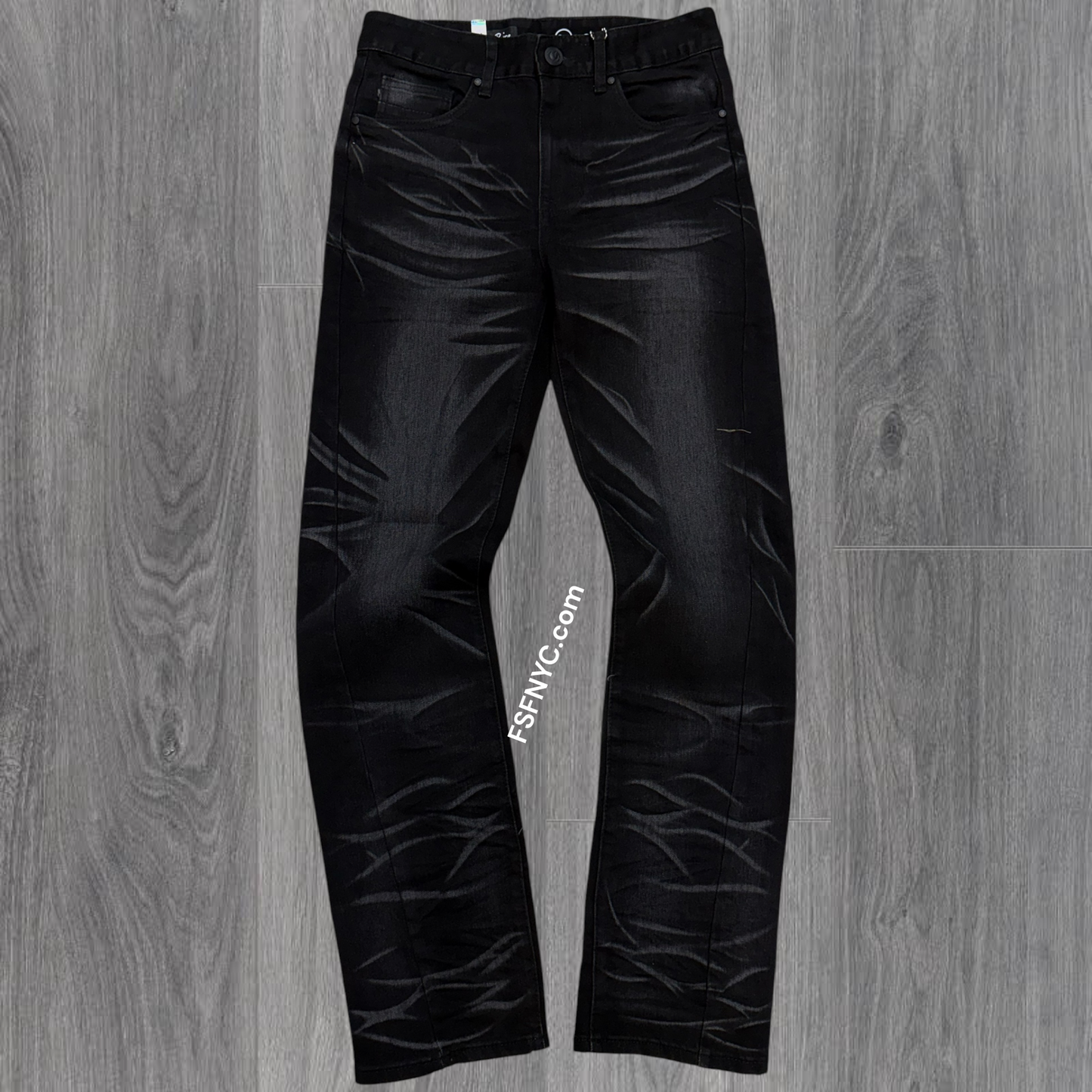 Rise - Faded Denim - Obsidian Black F233