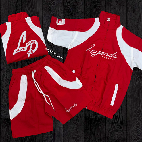 Prevail - LP Windbreaker Set - Red/White