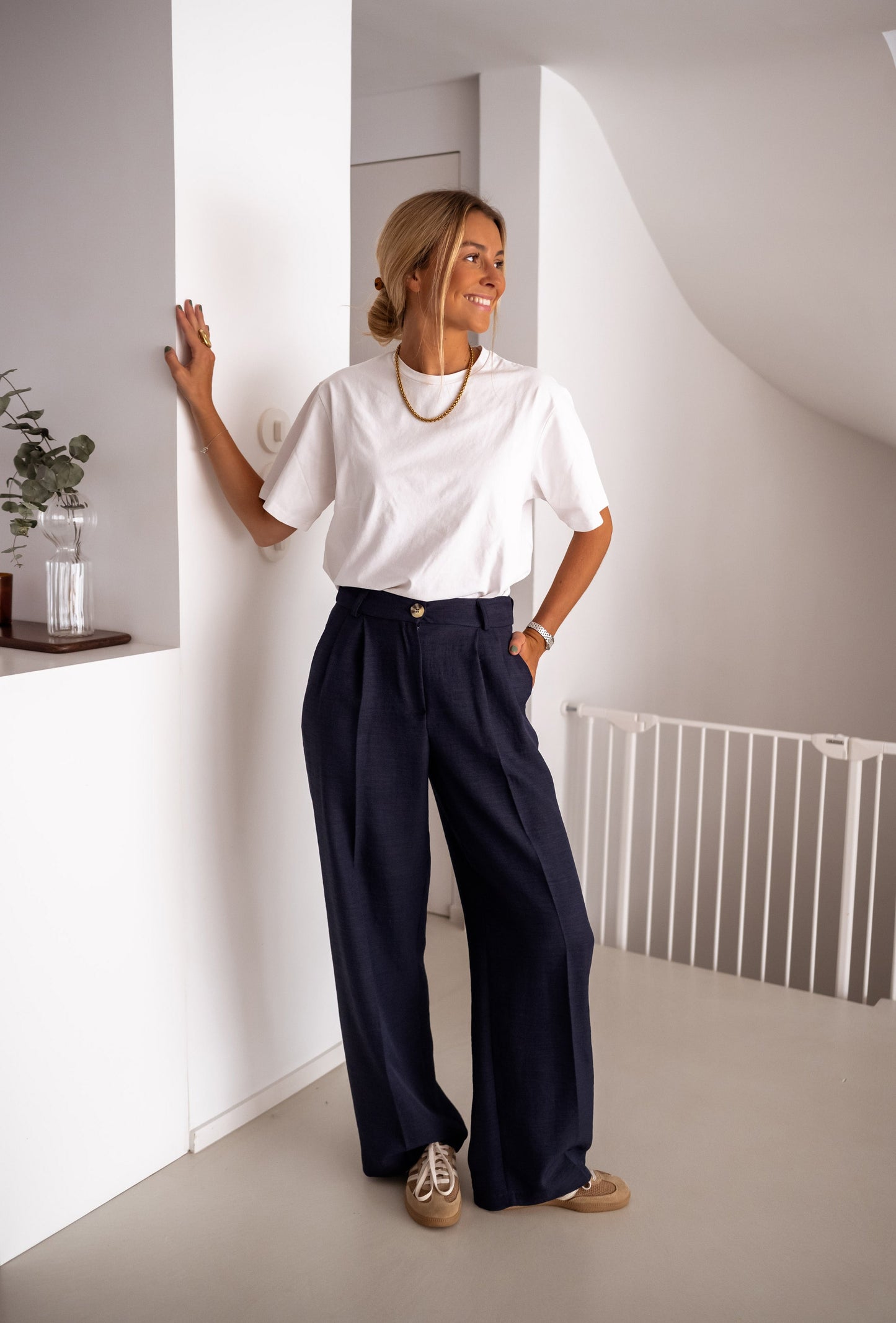 Blue Thaly Pants