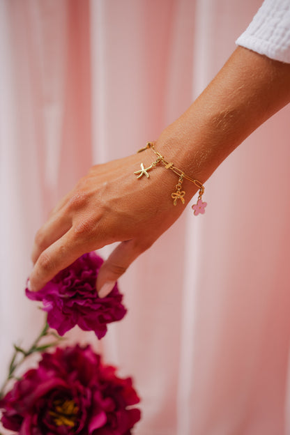 Golden Bow Pendant