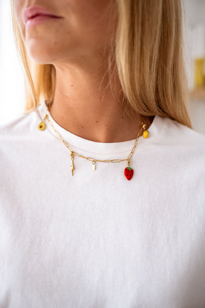 Golden Lightning Pendant