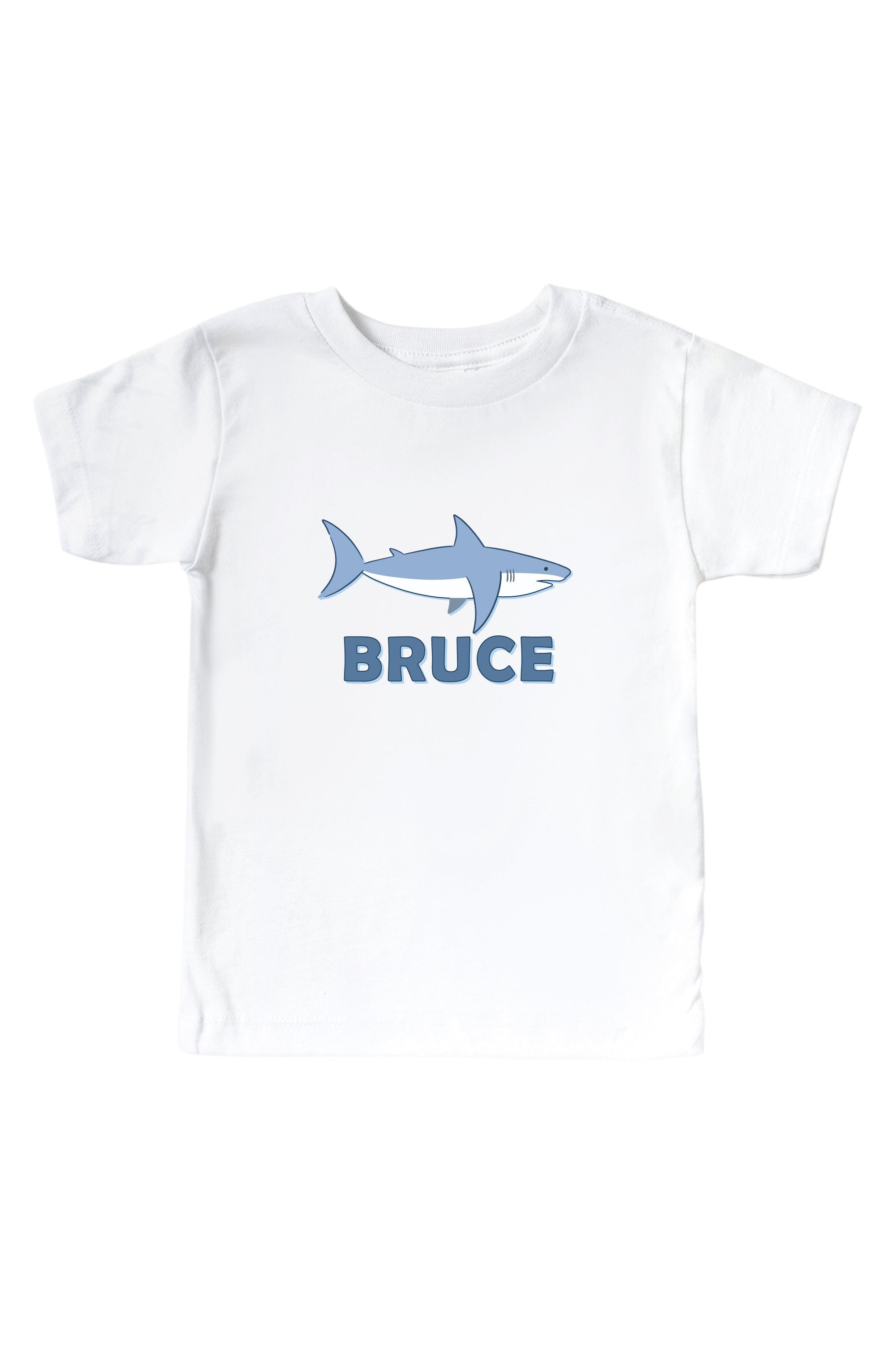 Personalized Fin Friends Graphic Bodysuit & Kids Tee | White