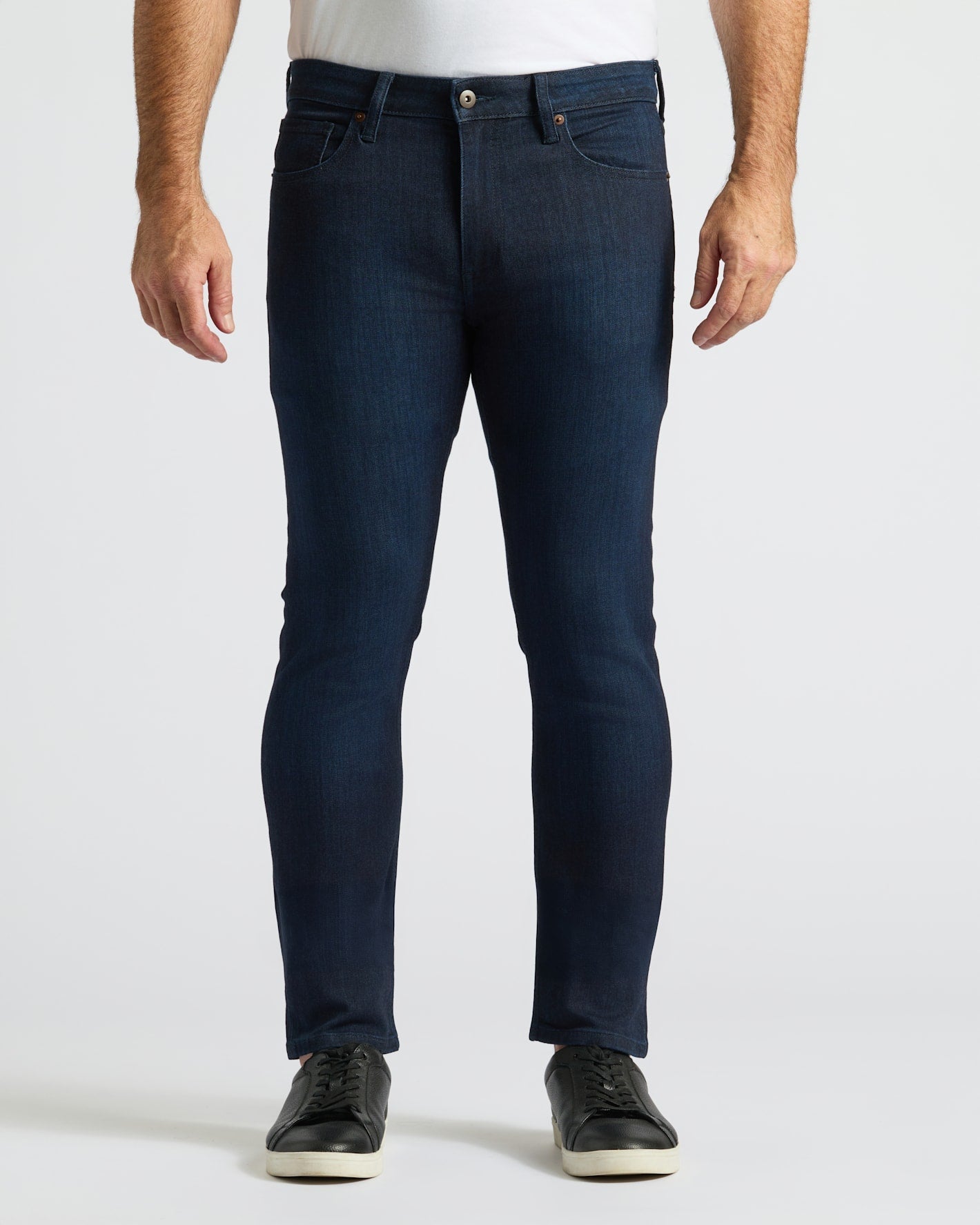 Slim Indigo and Medium Wash Comfort Stretch Jeans 2-Pack