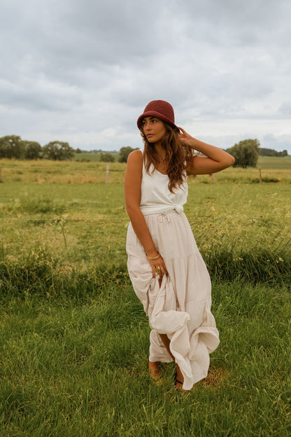 Beige Althea Skirt