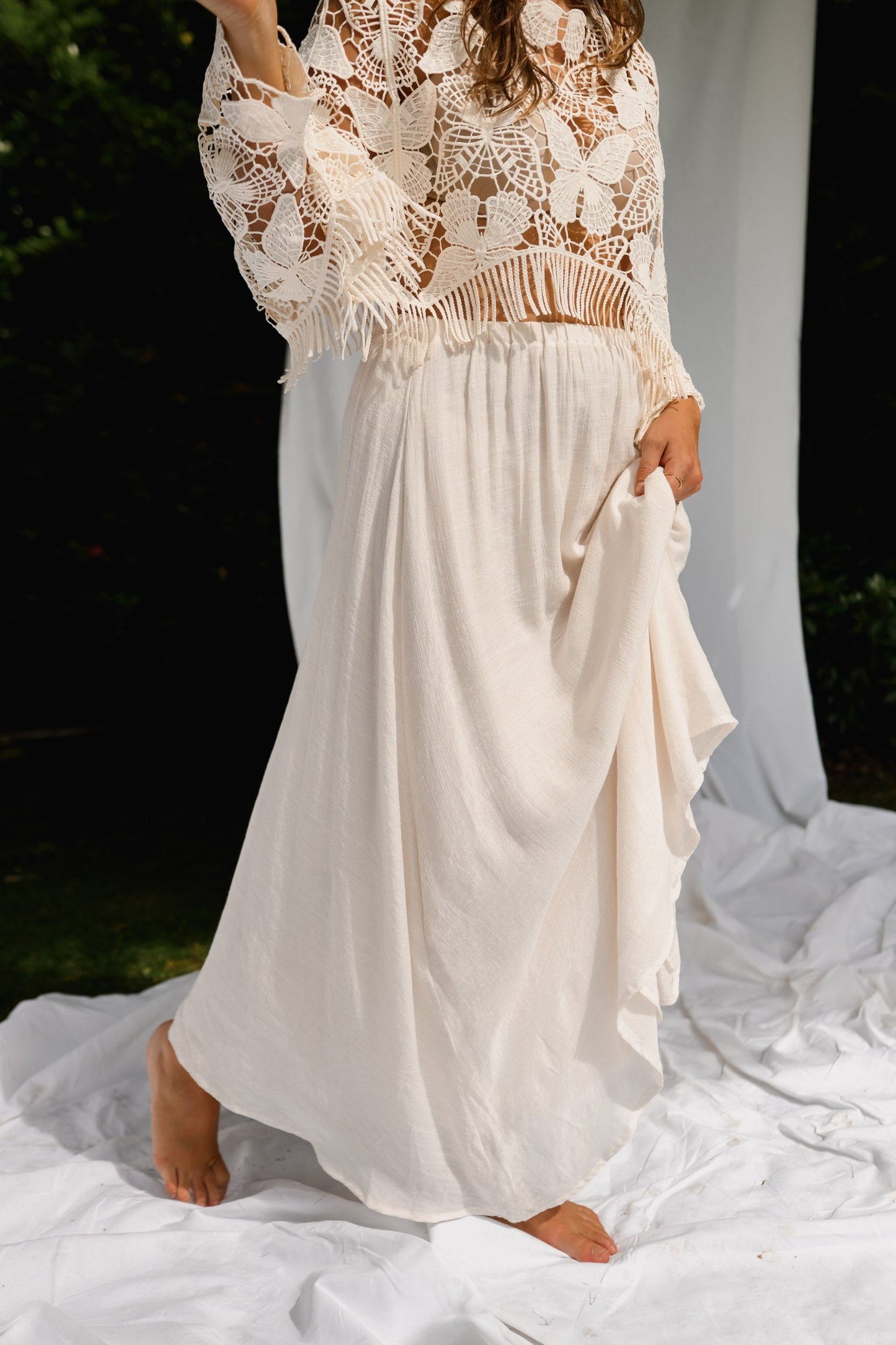 Beige Augusta Skirt